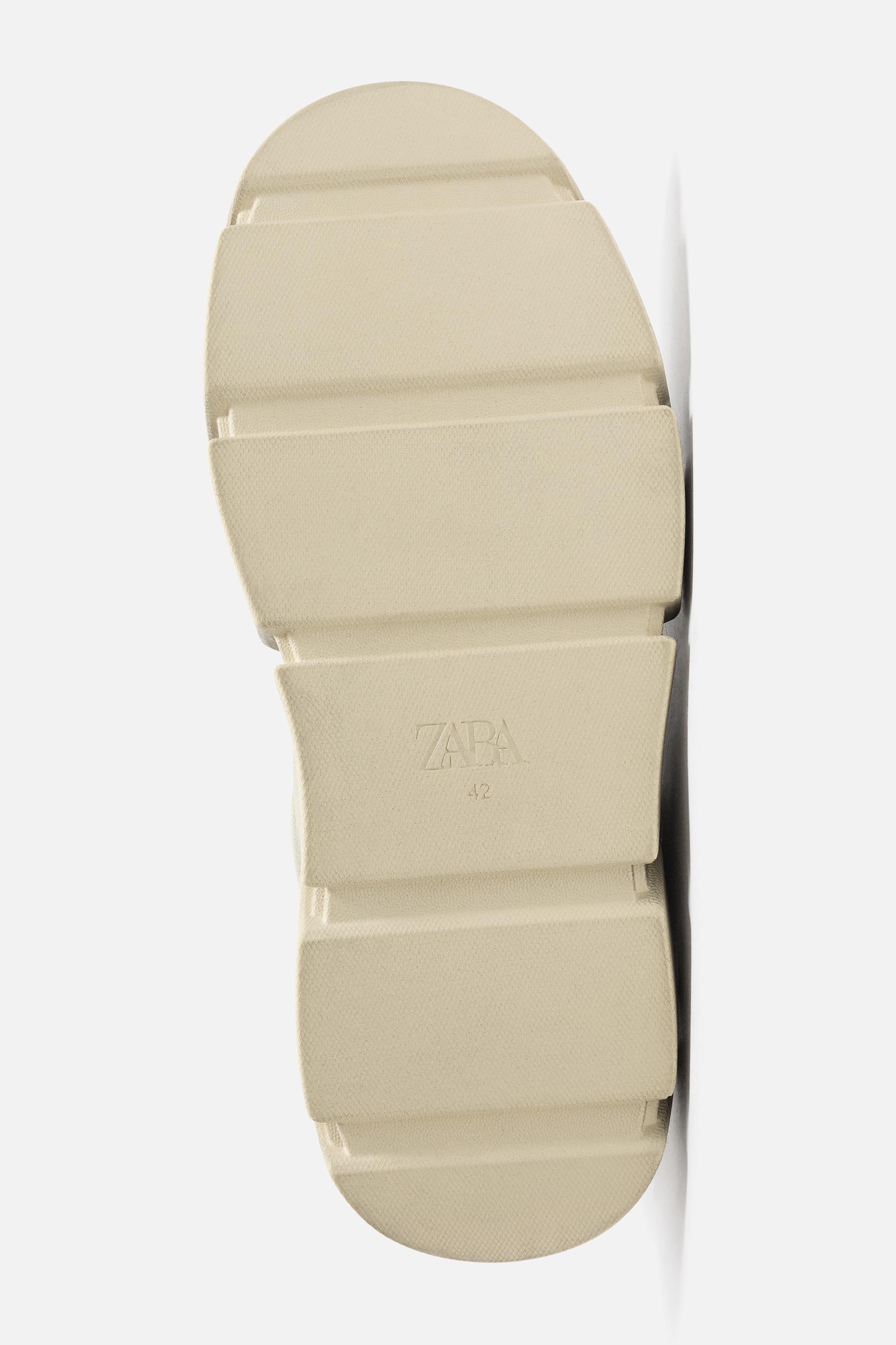 さな CHUNKY SOLE SNEAKERS - Gray | ZARA United States