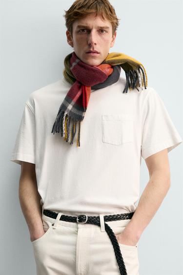 T-SHIRT POCHE AARON LEVINE X ZARA - Blanc de Zara - Image 4