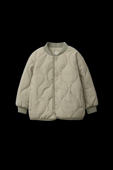 GESTEPPTE BOMBERJACKE - Khaki von Zara - Bild 0
