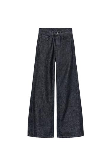 ZW COLLECTION HIGH-WAIST WIDE-LEG JEANS