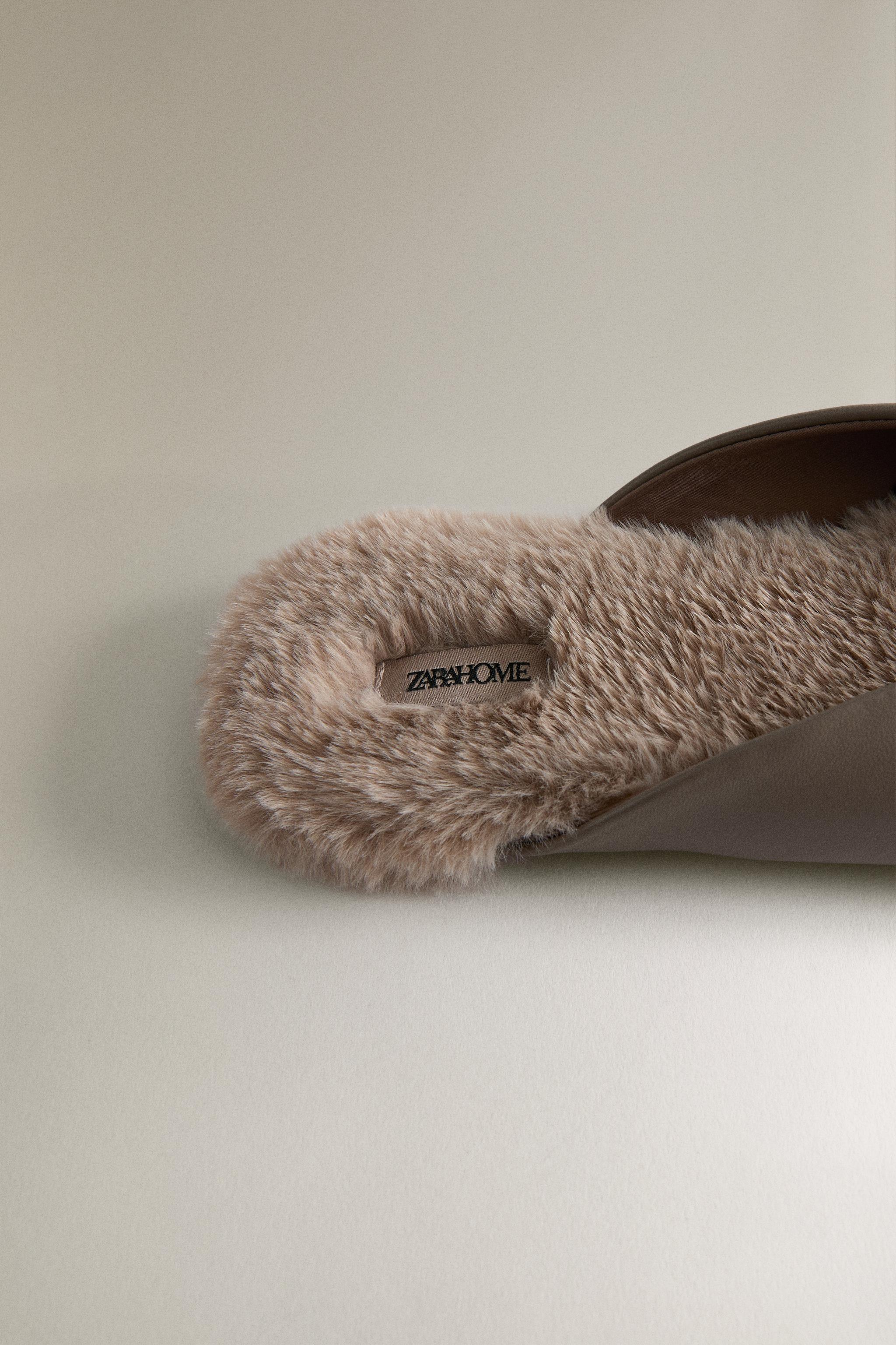 WARM LEATHER MULES