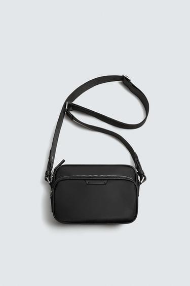 BORSA A TRACOLLA IN NYLON - Nero di Zara