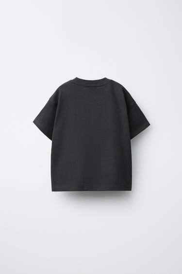 T-SHIRT MIT TIER-PRINT - Anthrazit von Zara