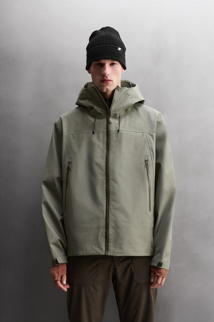 ZARA WATERPROOF 3L SHELL TECHNICAL JACKET
