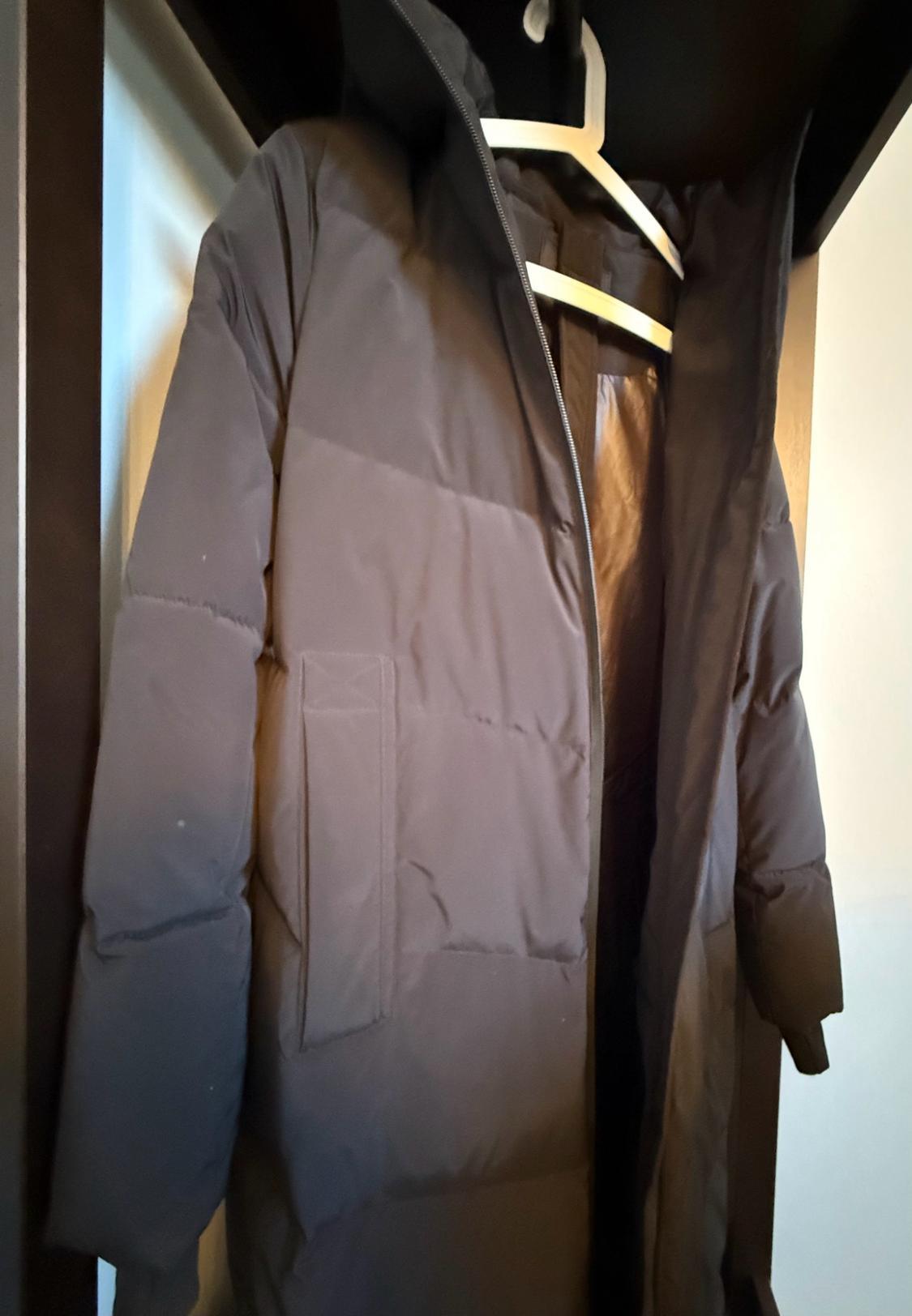 LONG WATER REPELLENT WINDPROOF HOODED DOWN COAT - Image 8