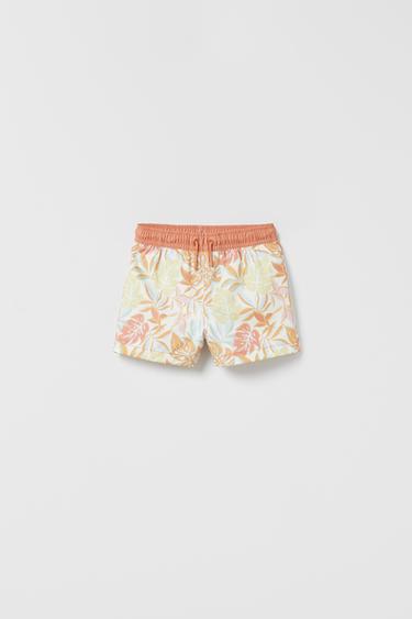 BERMUDA BAÑO SURF FLORES - Multicolor de Zara - Imagen 0