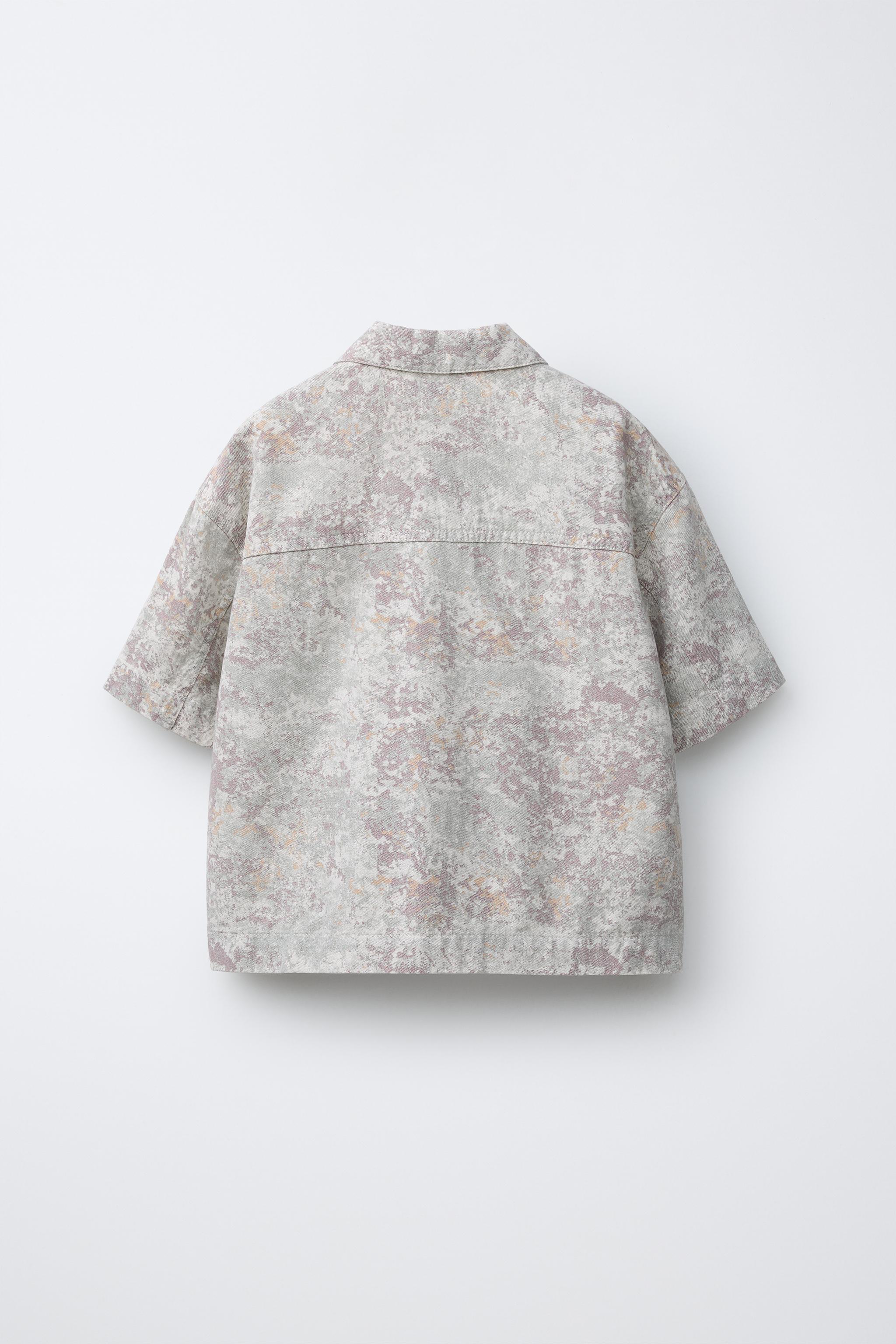 PRINTED TWILL SHIRT