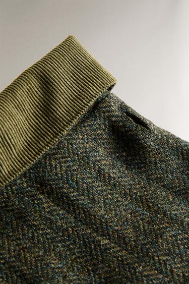 WOOL PET COAT - Green by Zara - Image 1