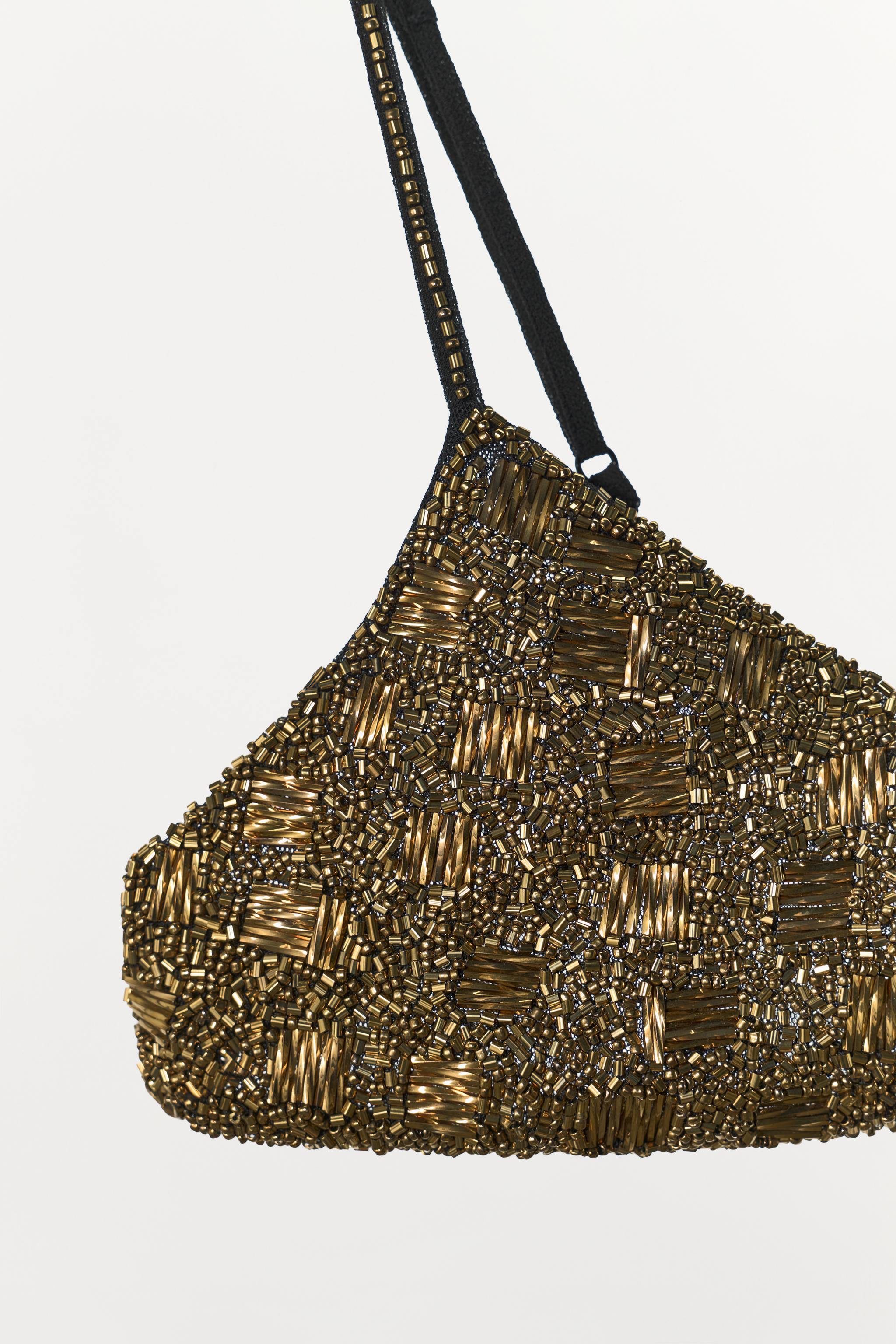 LIMITED EDITION BEADED TRIANGLE BRA