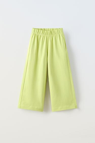PANTALÓN WIDE LEG LISO - Lima de Zara