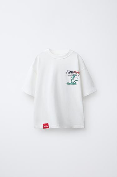 CAMISETA ESTAMPADA LLAVERO - Blanco de Zara