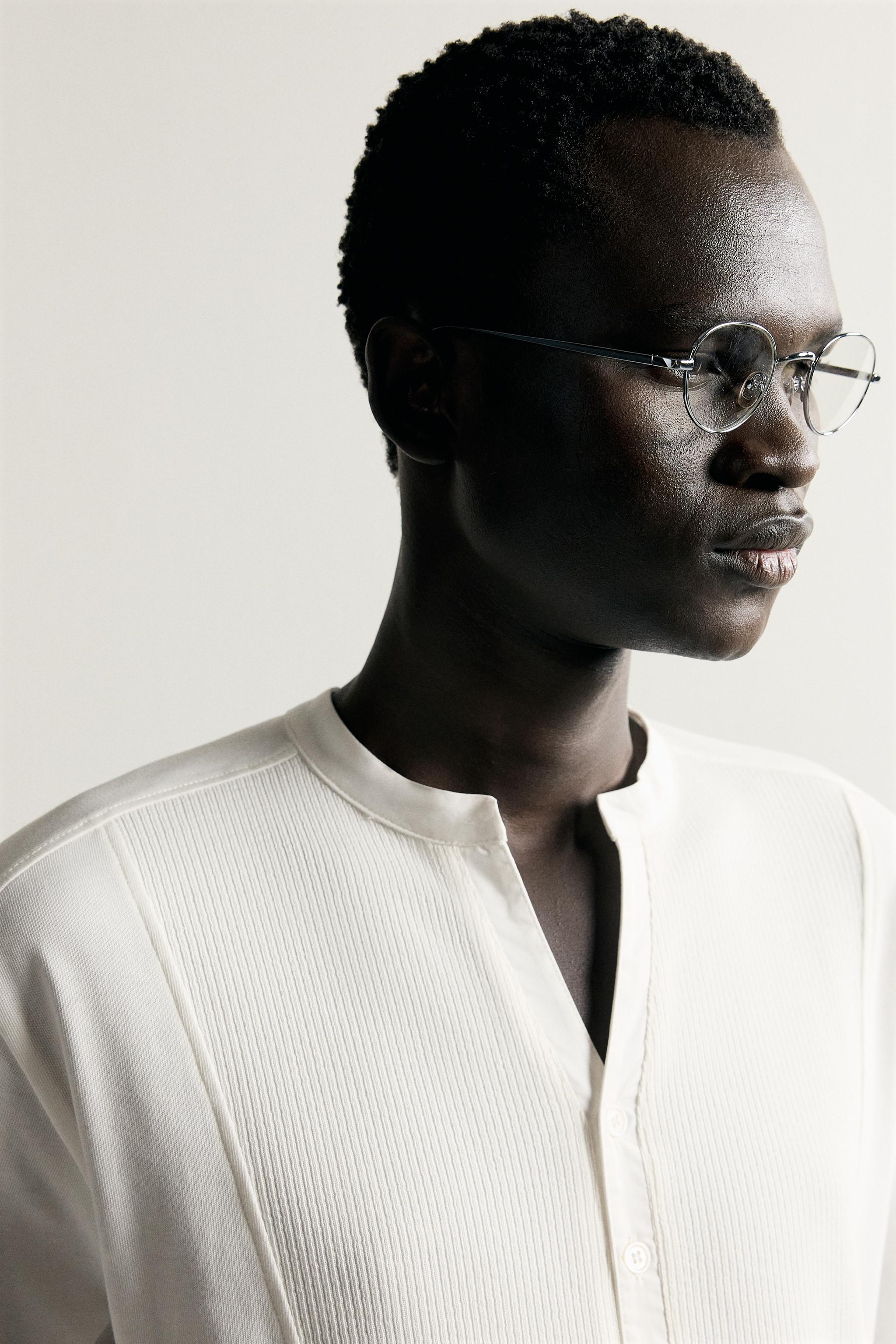 RELAXED FIT HENLEY T-SHIRT