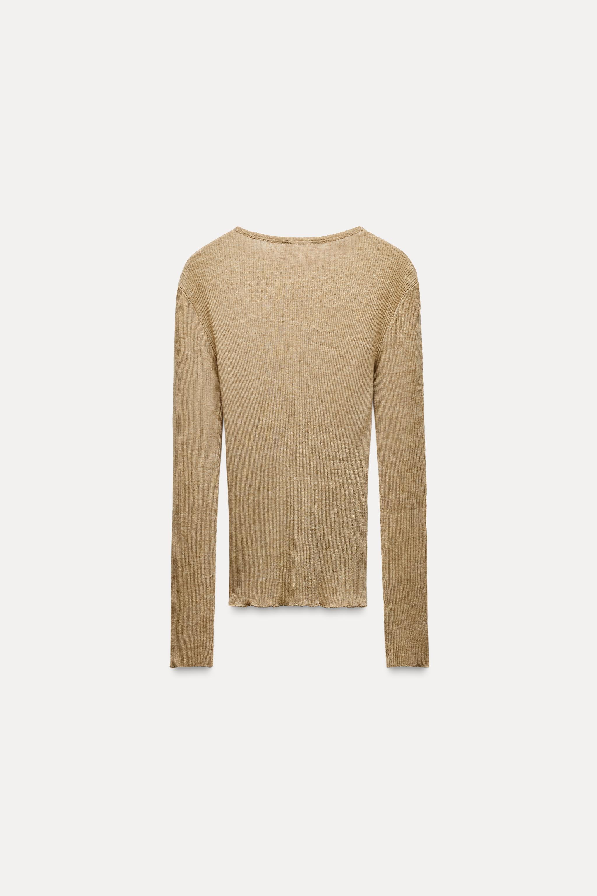 Zara magliette manica lunga new arrivals