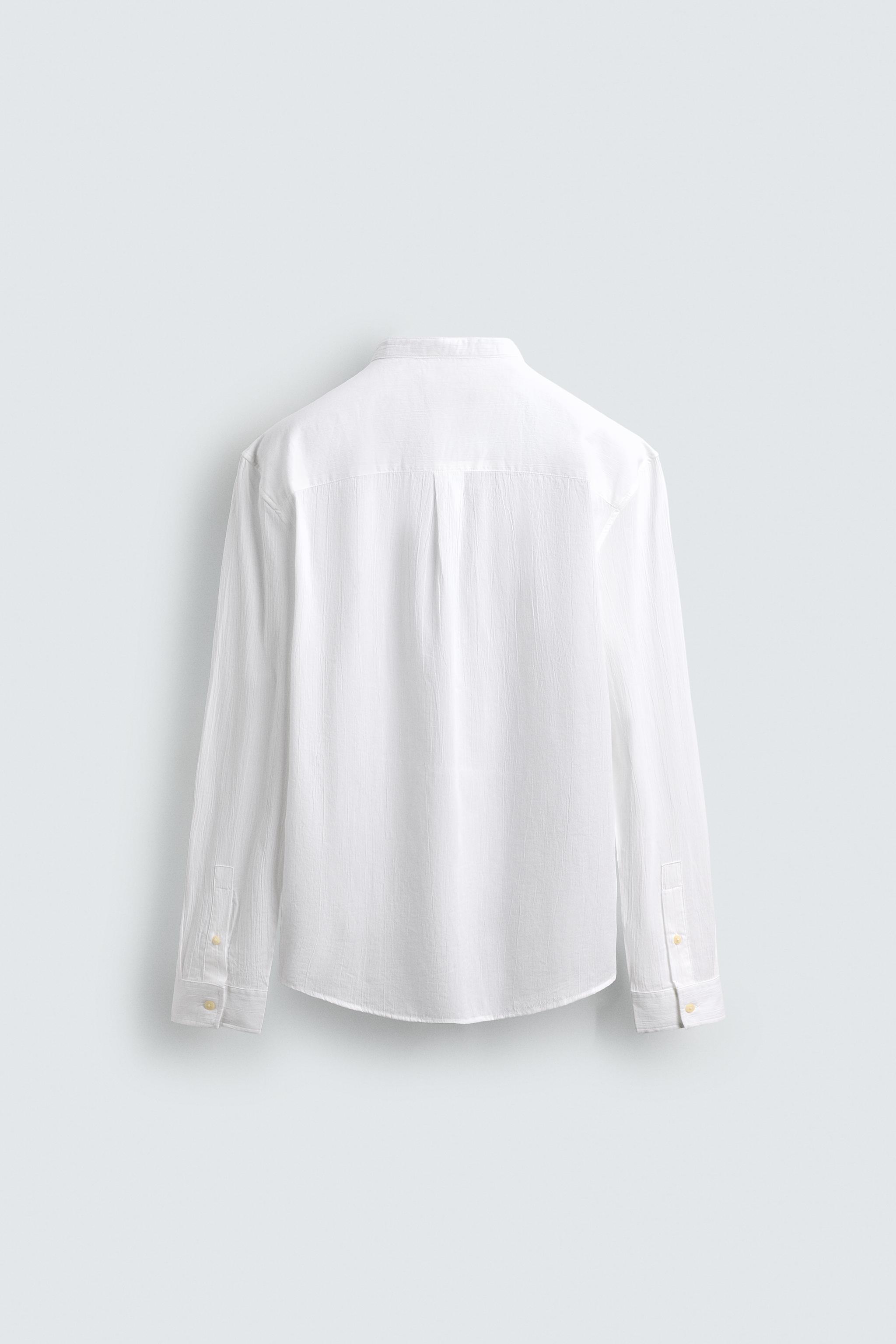 CHEMISE POLO EFFET FROISSÉ