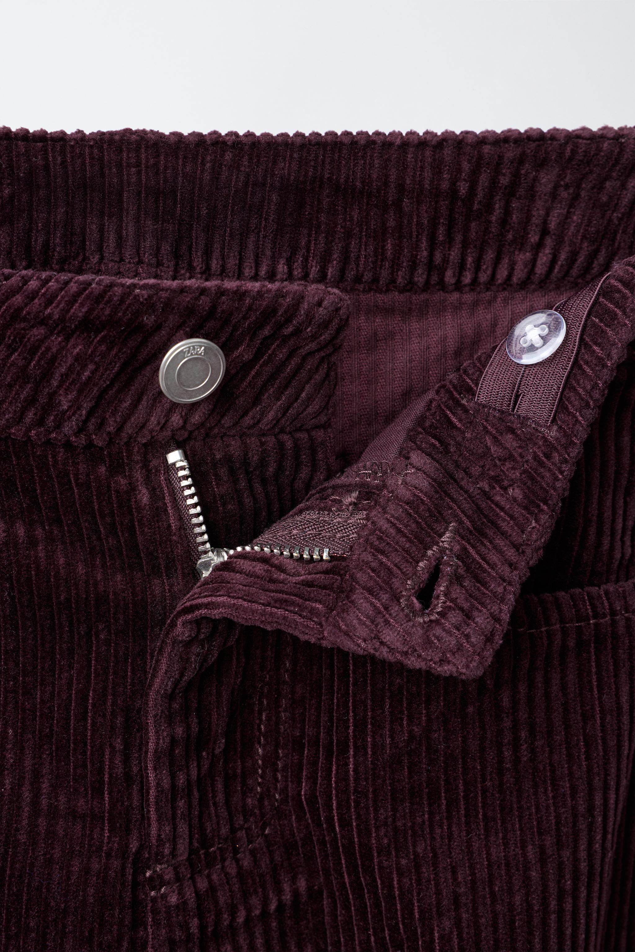 CORDUROY BARREL PANTS