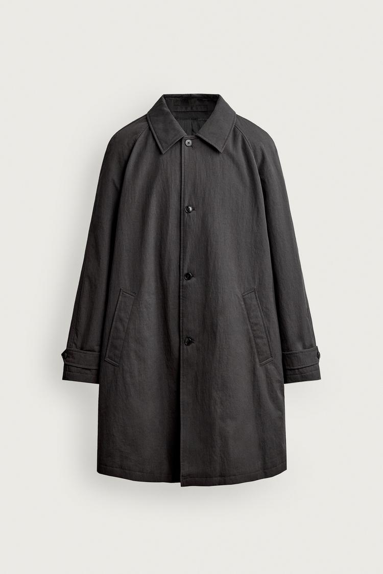 WATER-REPELLENT REGULAR FIT TRENCH COAT