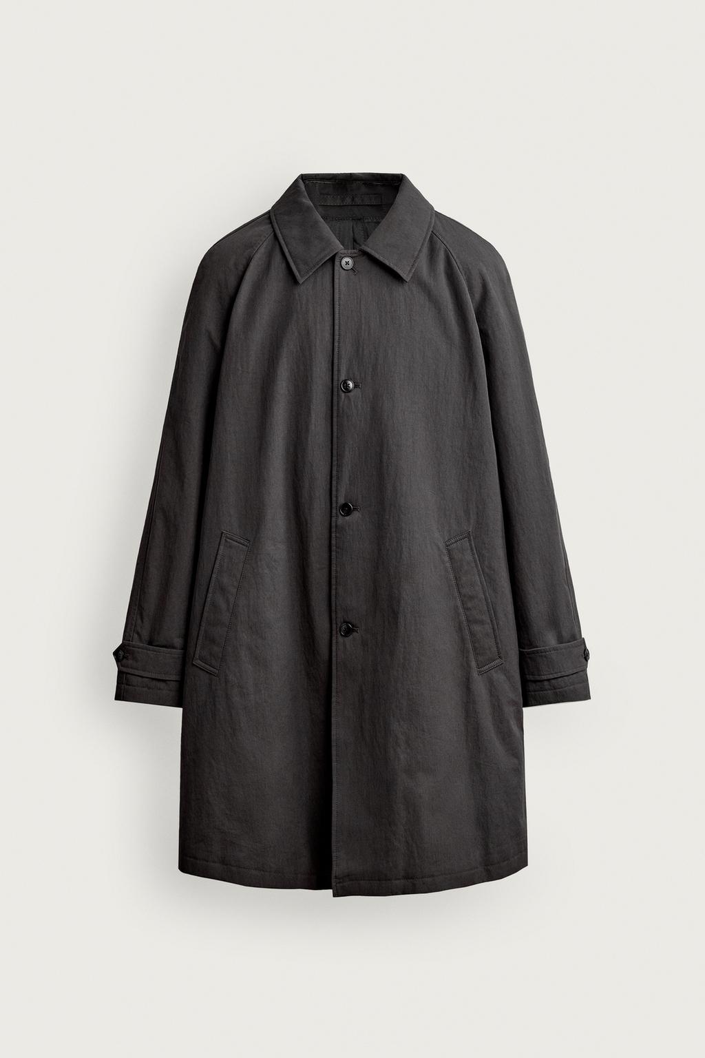WATER-REPELLENT REGULAR FIT TRENCH COAT
