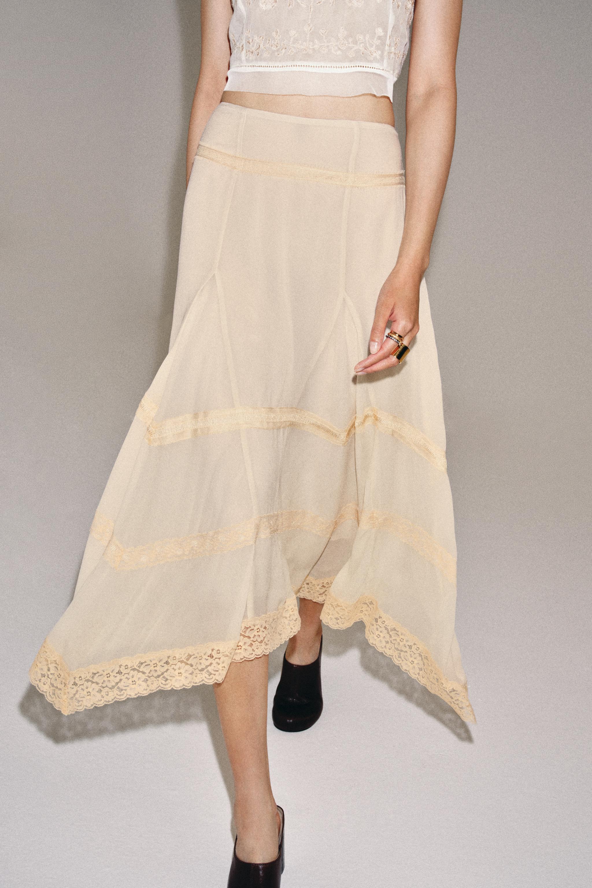 ZW COLLECTION COMBINATION LACE SKIRT