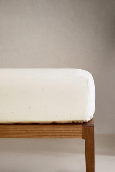 CHILDREN’S MOON FITTED SHEET - Light grey by Zara