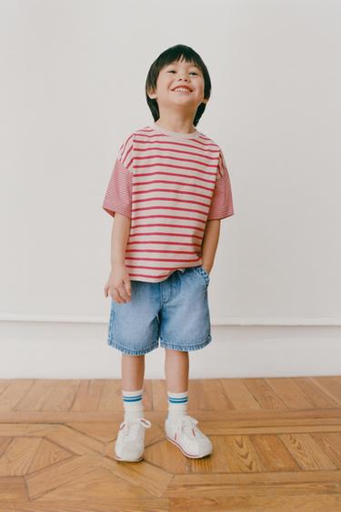 ברמודה ג'ינס בגזרת באגי - כחול כהה של Zara