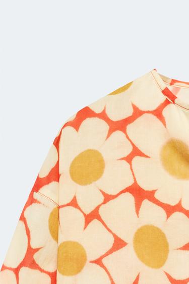 2-14 YEARS / LIMITED EDITION FLORAL SHIRT - Printed by Zara - Image 2