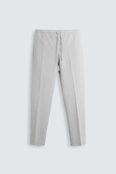 PANTALÓN JOGGER BÁSICO - Gris de Zara