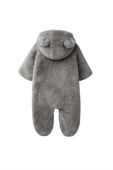 FAUX-FUR EAR HOODIE — Mink 2