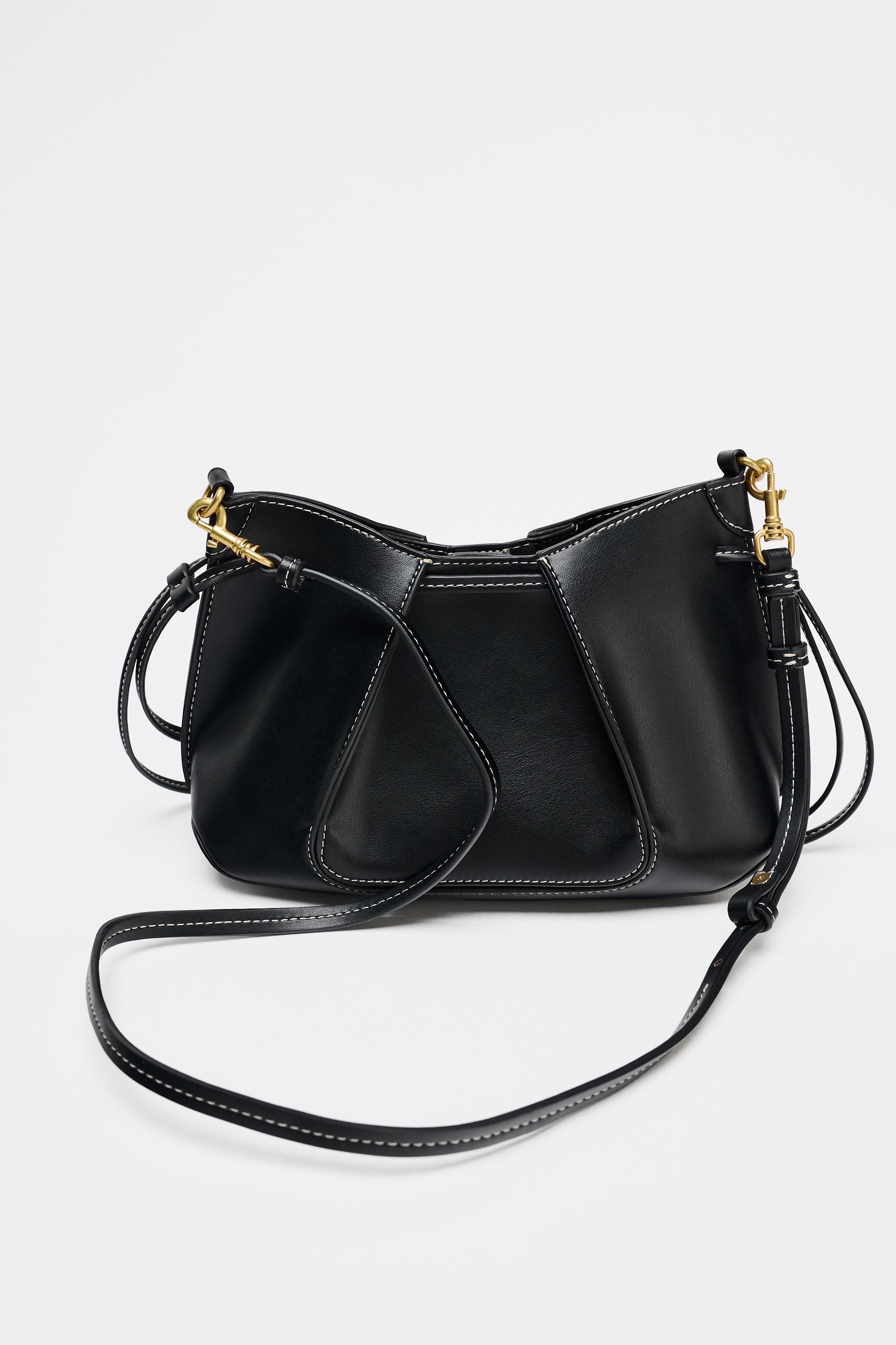 ☆ドイツ発*ZARA*新作*PLEATED ミニバッグ/BLACK☆ MINI PLEATED BAG - Black | ZARA New Zealand