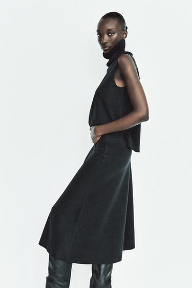 SOFT HIGH NECK TOP - Black by Zara - Image 2
