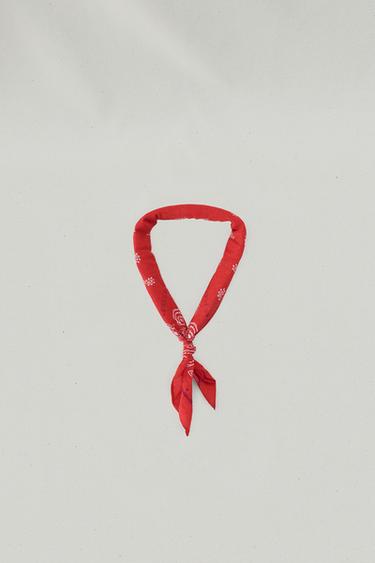 SHAMI KOKE ME STAMPIM PAISLEY AARON LEVINE X ZARA - E kuqe nga Zara