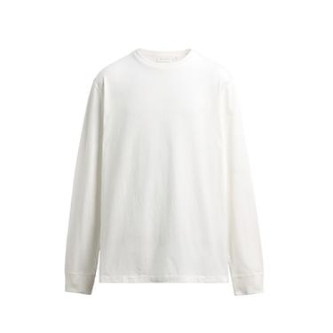 LIGHTWEIGHT T-SHIRT MET LANGE MOUWEN - Wit van Zara