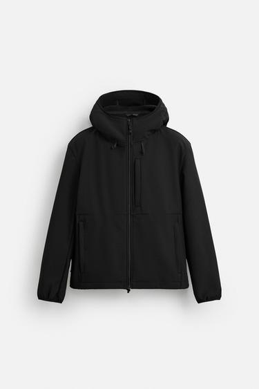 BLOUSON TECHNIQUE COMBINÉ POLAIRE - Noir de Zara - Image 5
