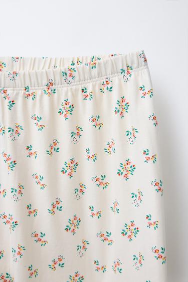 AGES 2-6/ FLORAL PYJAMAS - Ecru by Zara - Image 7