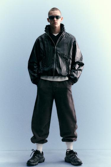 Zara COLLAPSIBLE HEEL SNEAKERS - Black