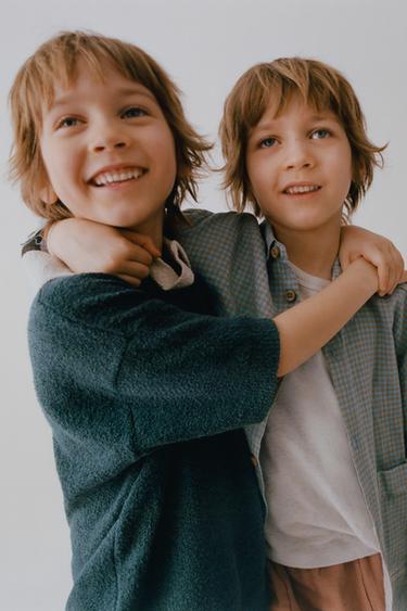 GINGHAM PRINT SHIRT - Blue by Zara