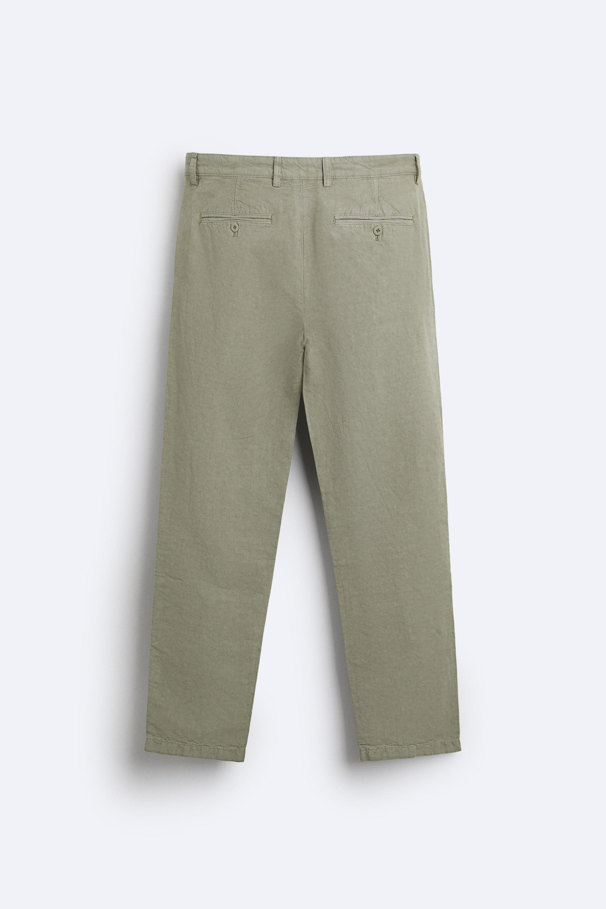 TEXTURED CHINO PANTS