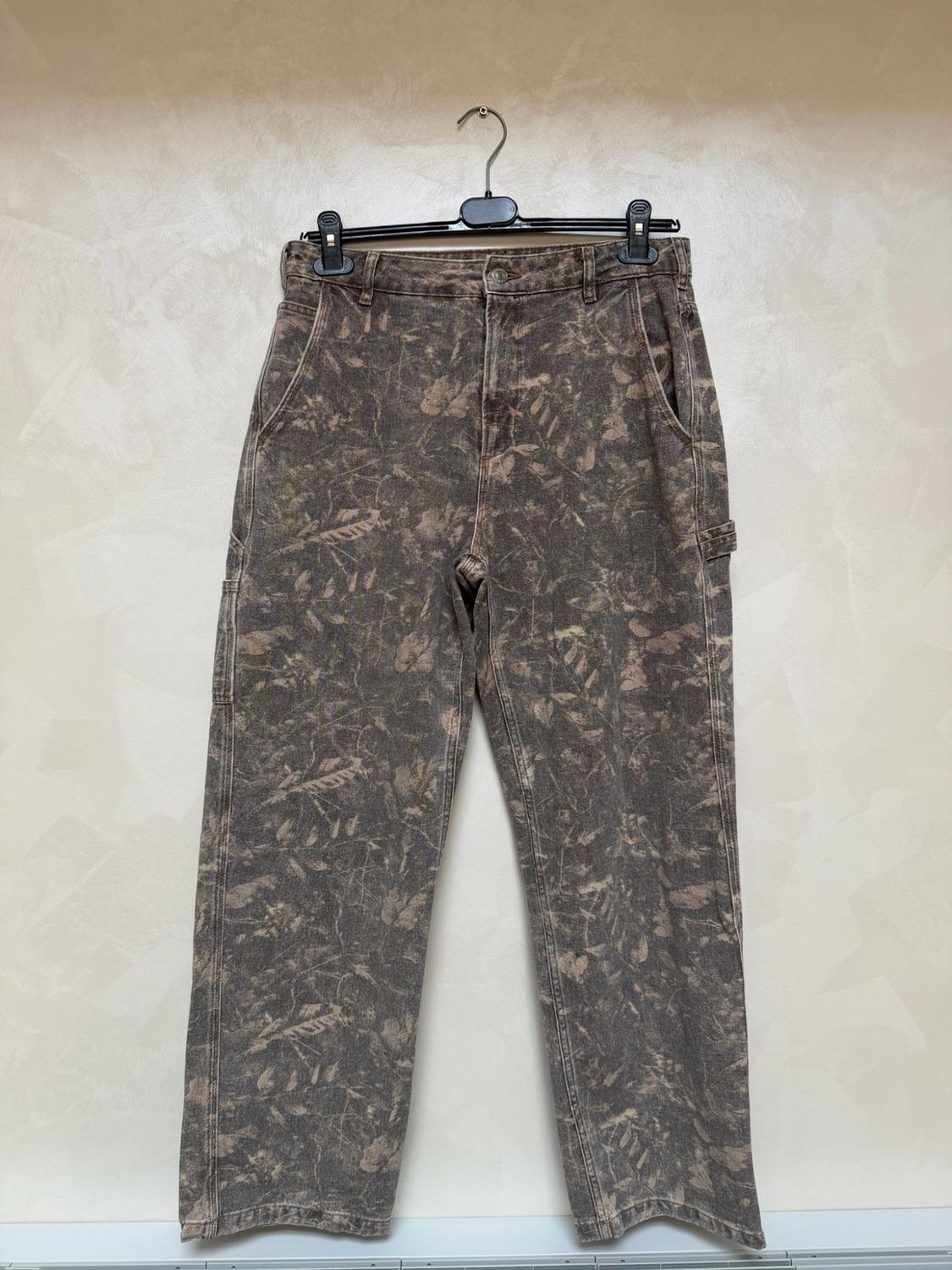 LEAF PRINT CARPENTER TROUSERS - Image 2