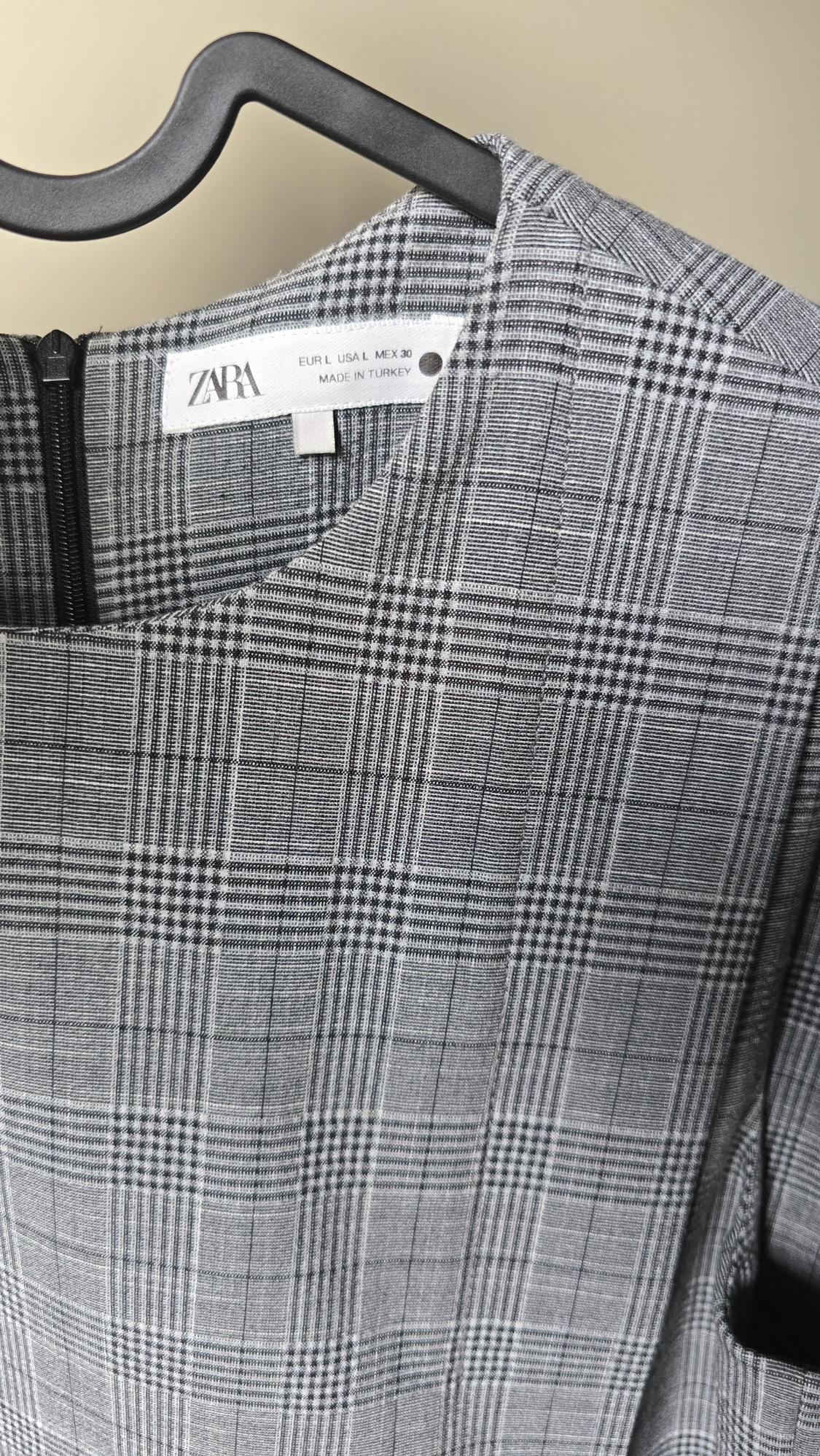 ZW COLLECTION SHORT CHECK DRESS - Image 3
