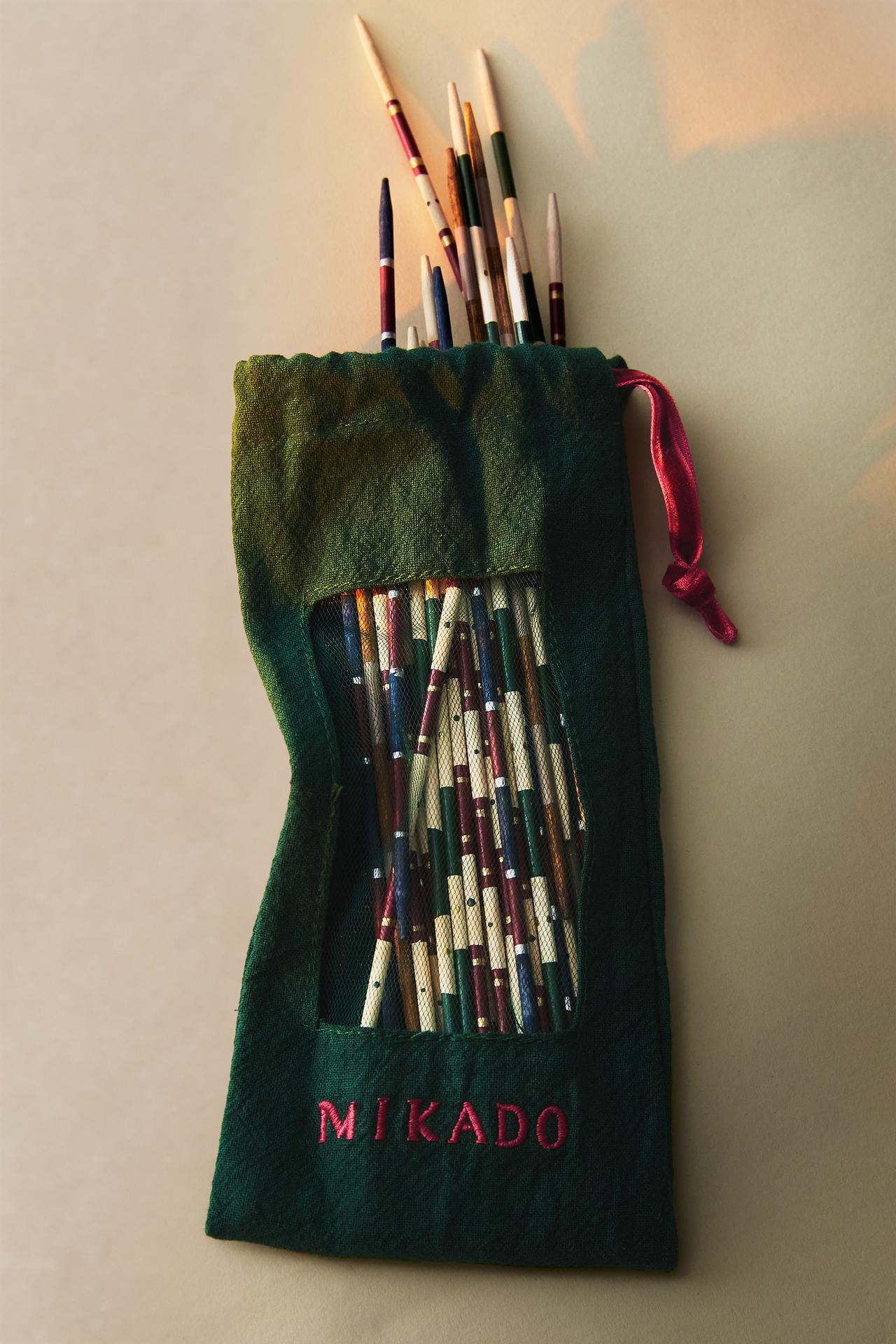 KIDS' WOODEN MIKADO CHRISTMAS GAME — Multicoloured