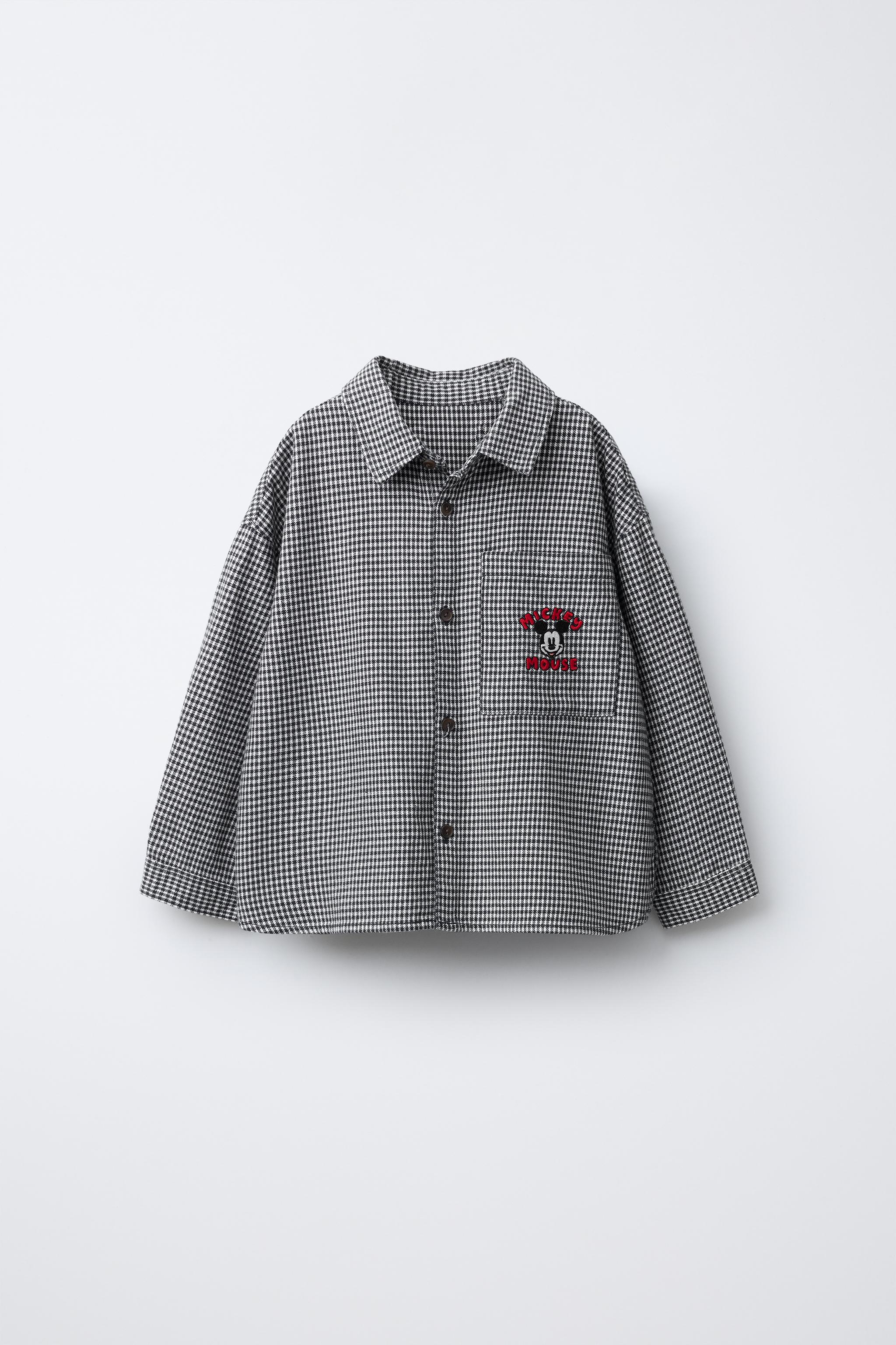 MICKEY MOUSE © DISNEY PLAID SHIRT