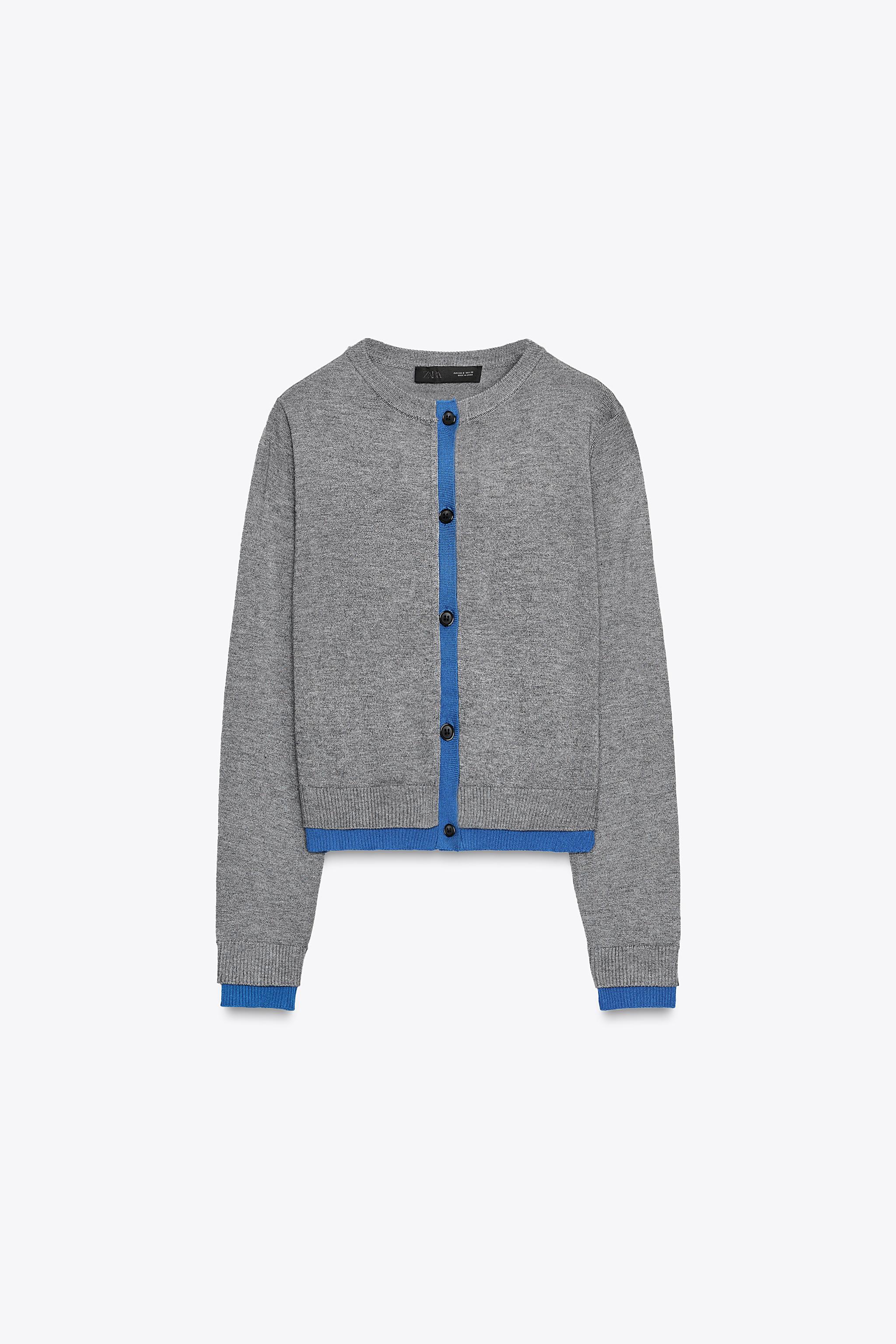 ZARA【美品】comfort knit コンフォート キント 紺 ネイビー スリムフィットコンフォートパンツ - ネイビーブルー | ZARA