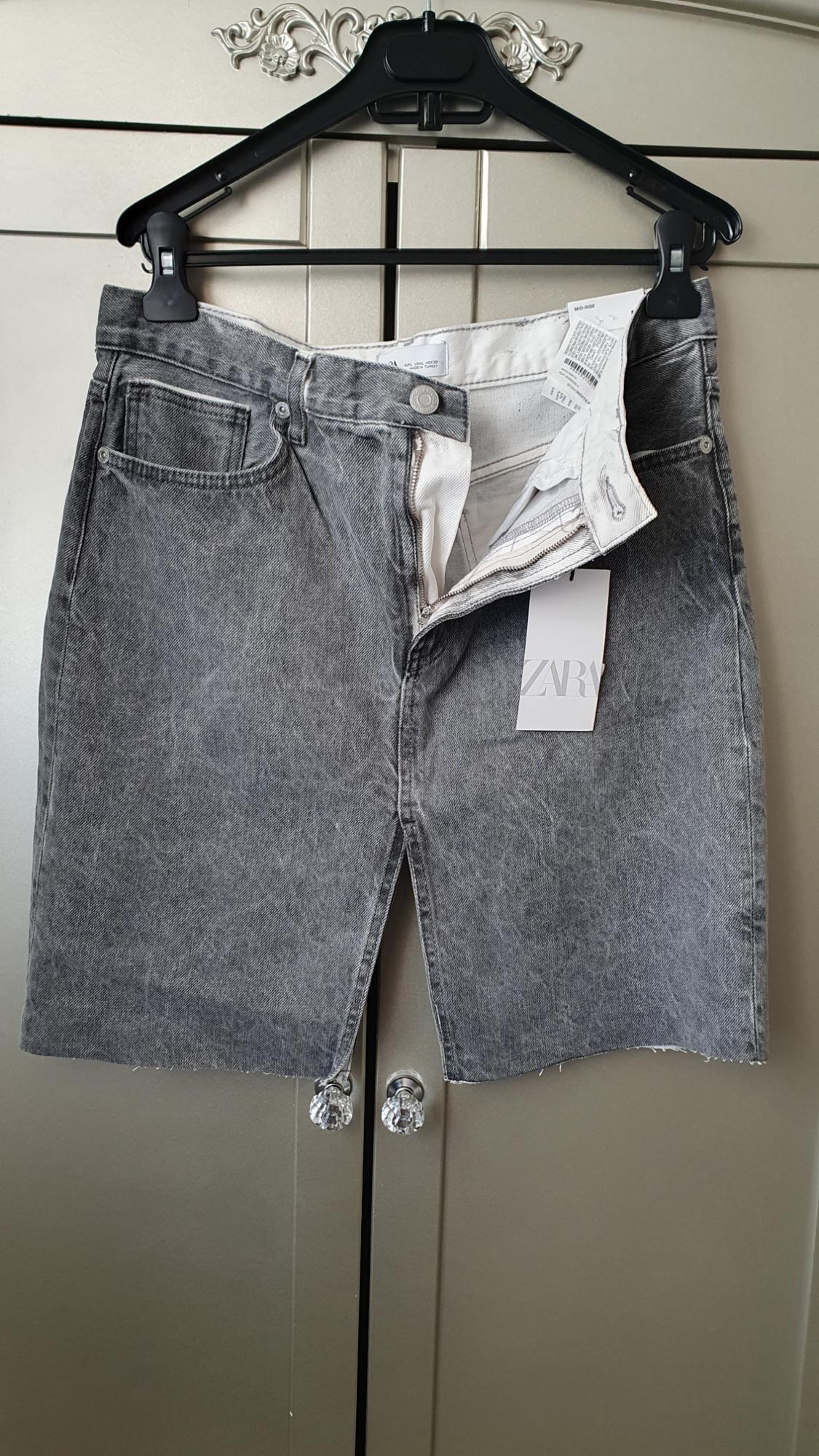 DENIM TRF SKIRT - Image 3
