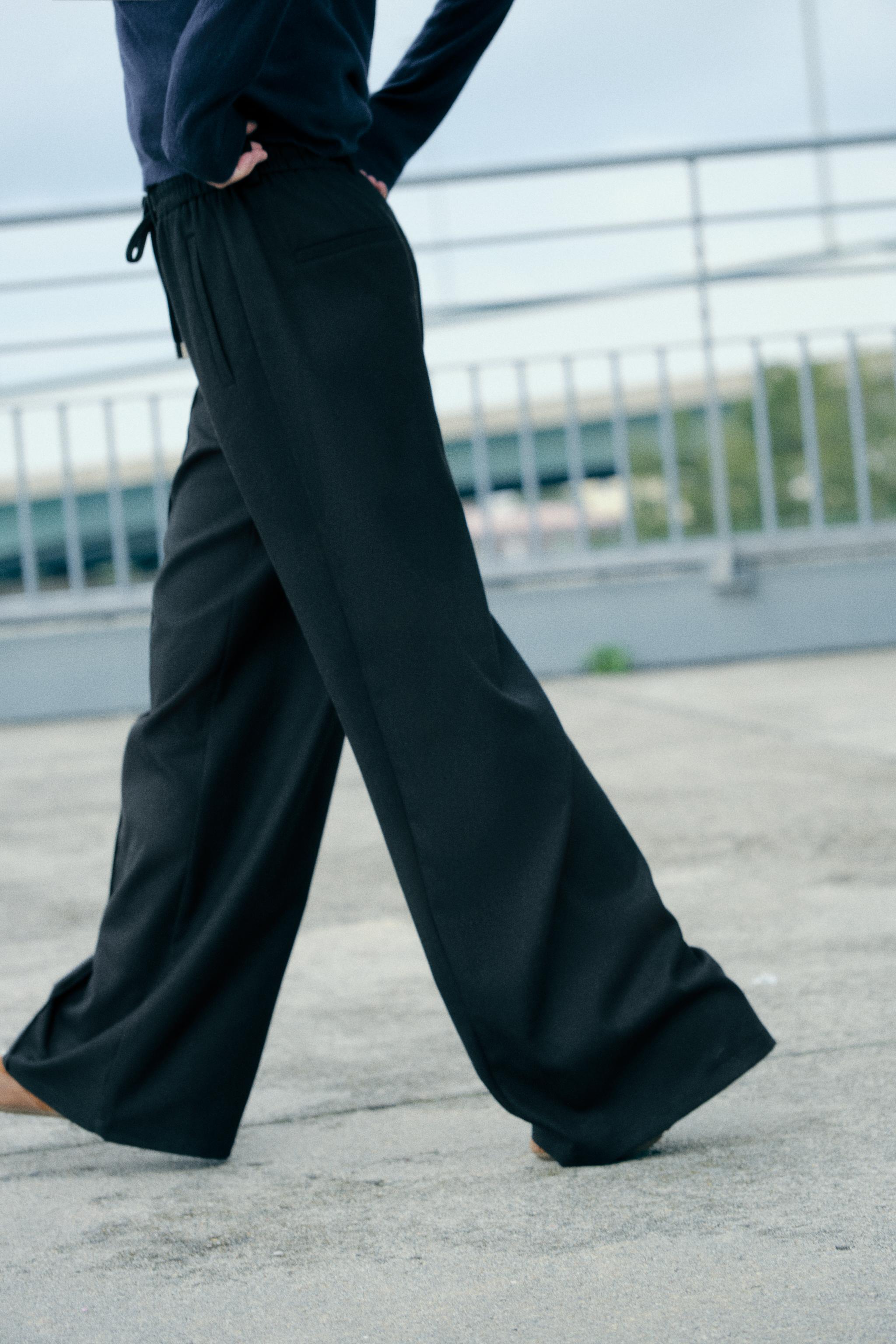 SOFT WIDE LEG TROUSERS