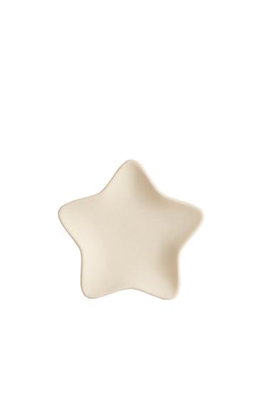 صحن صابون للأطفال على شكل نجمة - كريمي الخاص بـ Zara