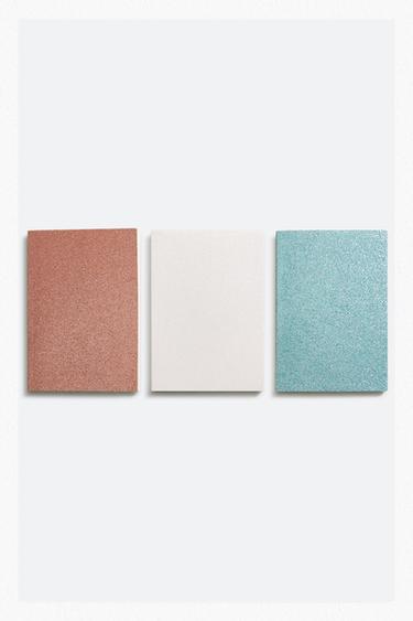グリッターノートセット(3冊セット)マルチカラーZaraのグリッターノートセット(3冊セット) - マルチカラー