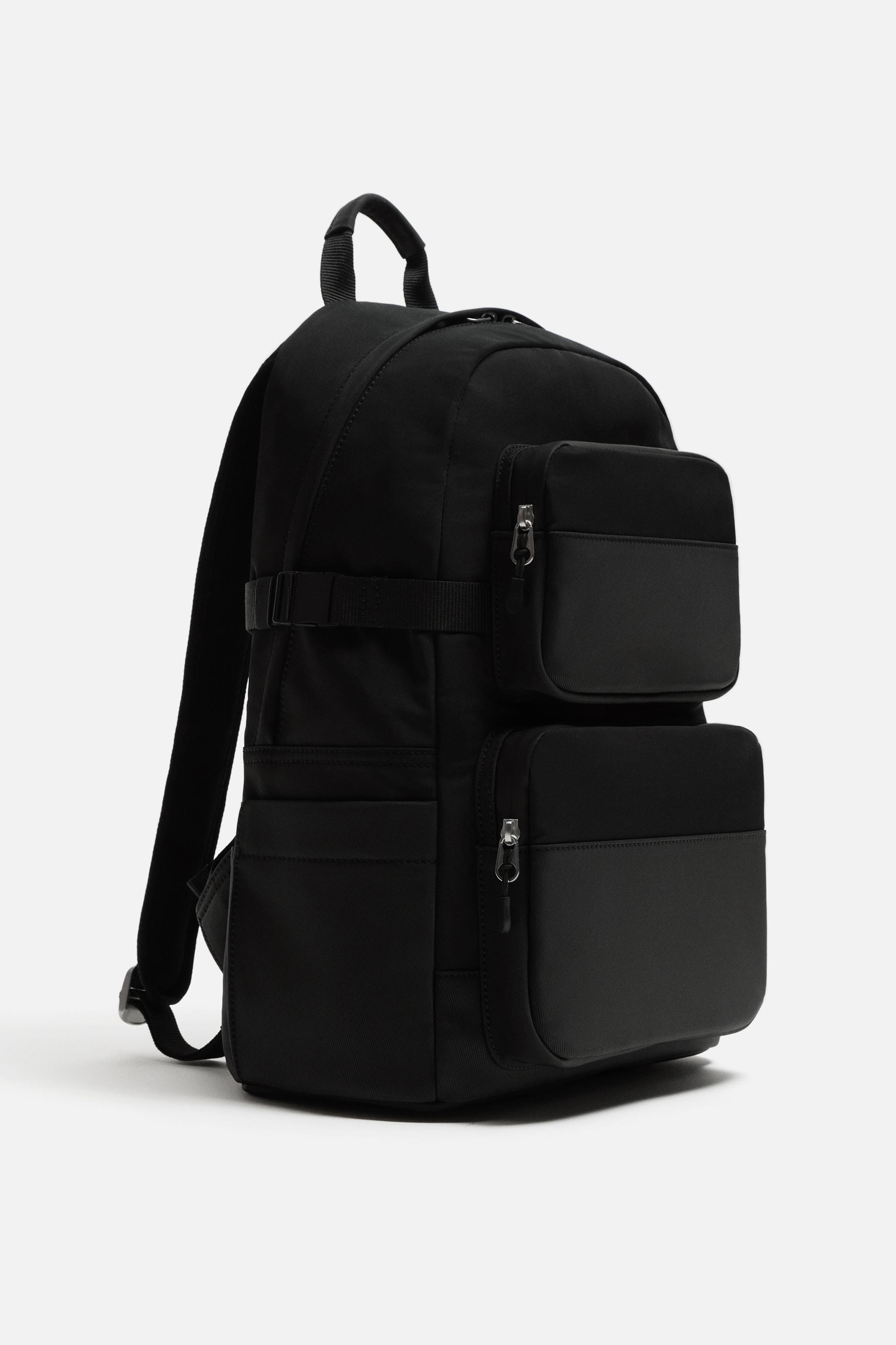 MULTIPOCKET BACKPACK - Black | ZARA United States