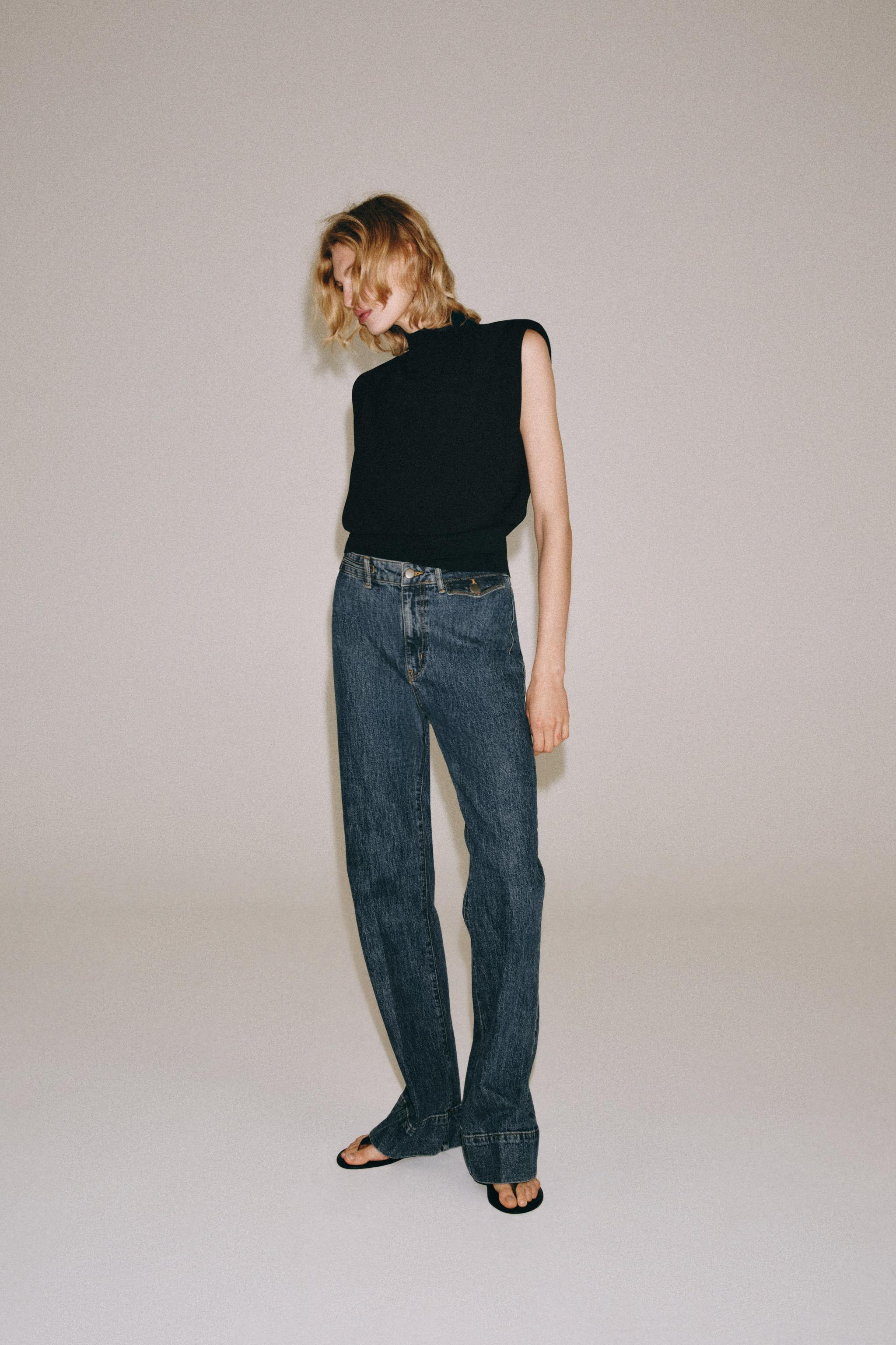 Женские свитеры Zara OPEN BACK KNIT TOP — фото 3