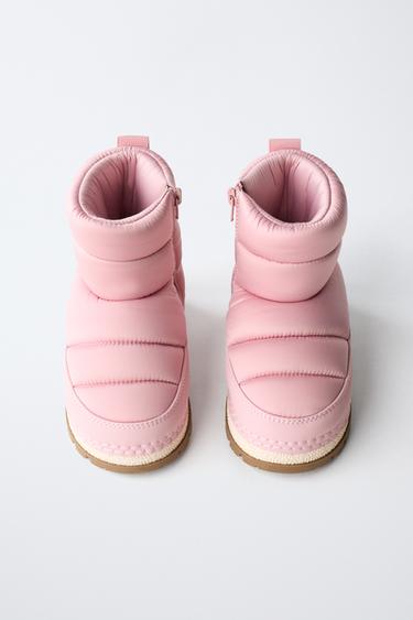 BOTTINES MÉTALLISÉES WATER REPELLENT - Rose de Zara - Image 3