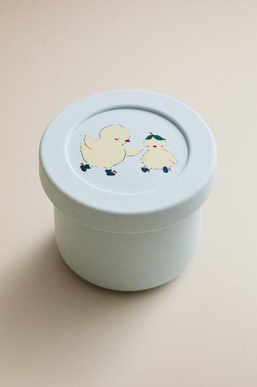 LUNCH BOX ENFANT SILICONE POUSSIN - Bleu de Zara - Image 4