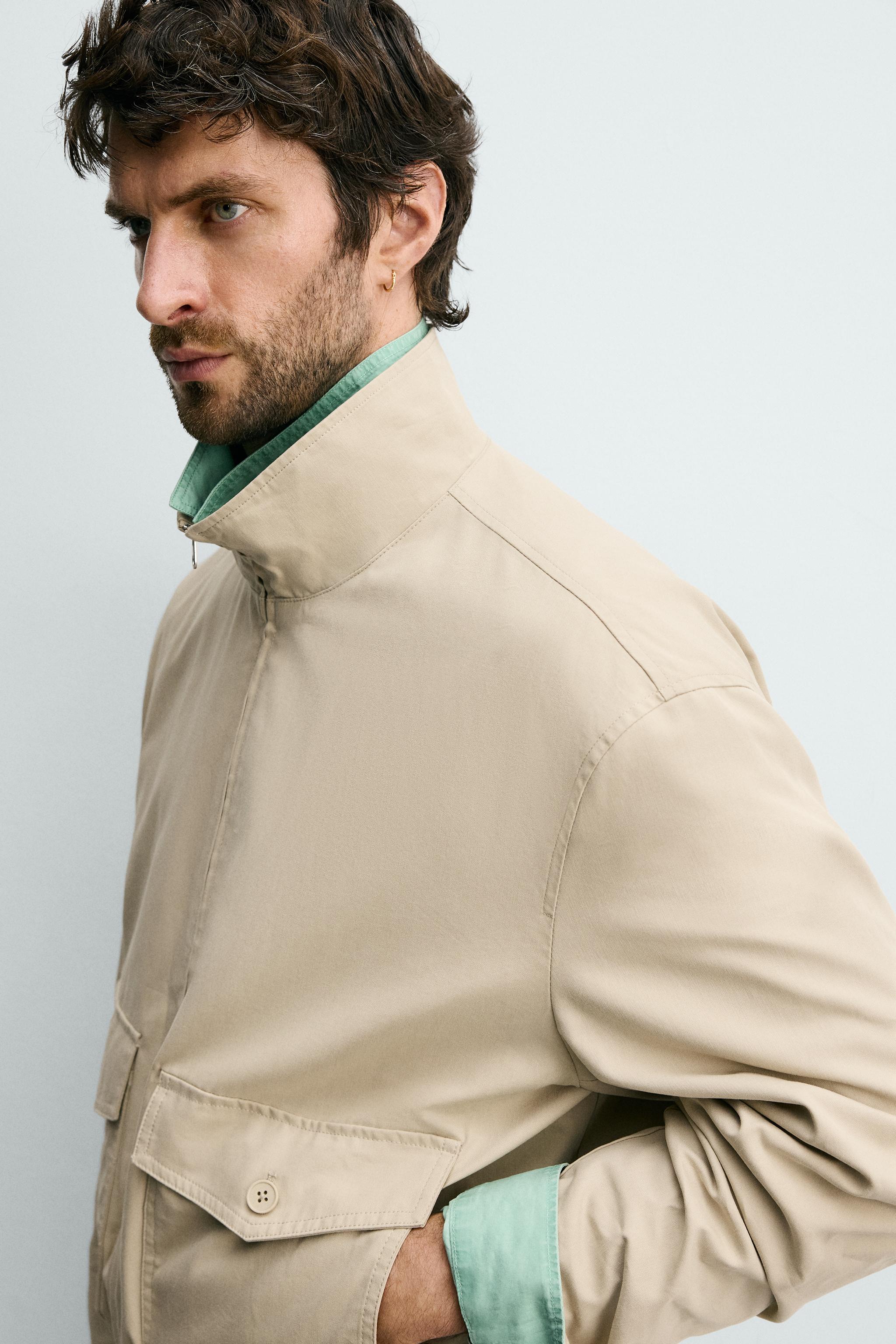 COTTON-LYOCELL REGULAR FIT JACKET